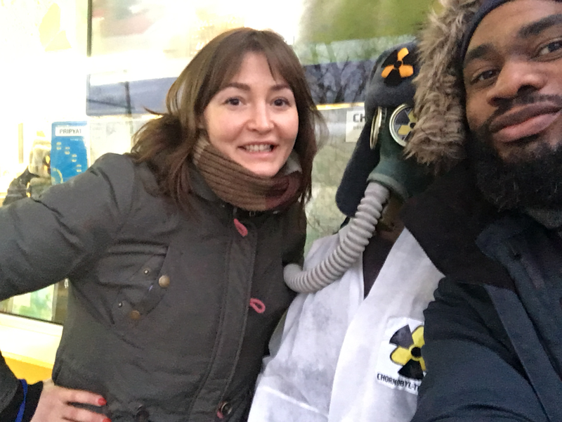 Me with our tour guide, Elena (Terrell Jermaine Starr/The Root)